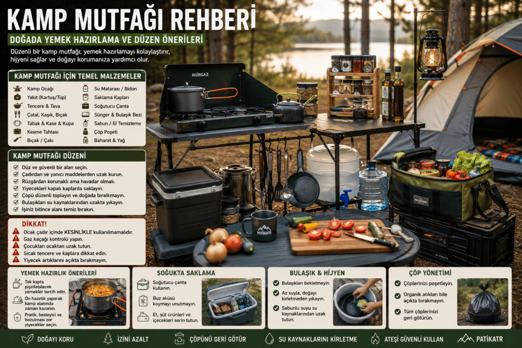Kamp Mutfağı Rehberi: Yemek ve Düzen Önerileri